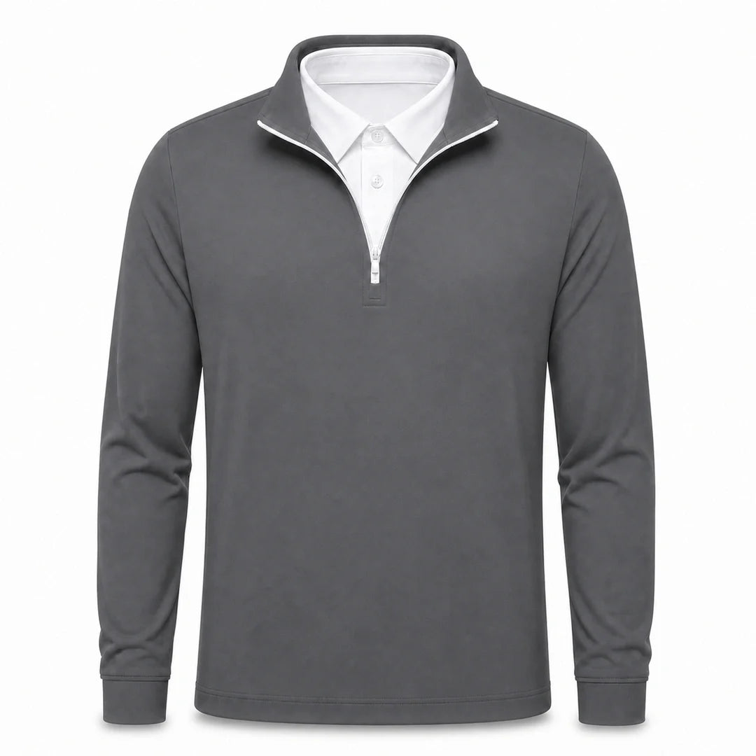 LayerOne™ Quarter-Zip – Men's 2-in-1 Comfort Pullover