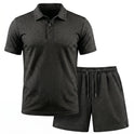 FlexWeave™ Set – Men's Matching Polo & Shorts Set view 1
