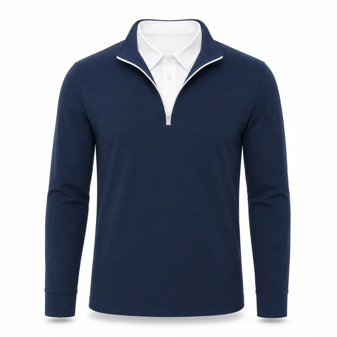 LayerOne™ Quarter-Zip – Men's 2-in-1 Comfort Pullover