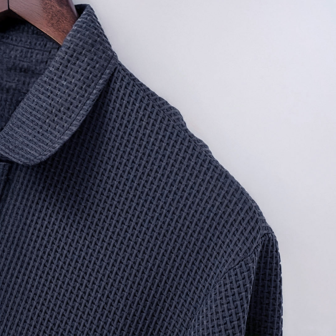 FlexWeave™ Long Sleeve Polo – Men's Stretch LS Polo Shirt