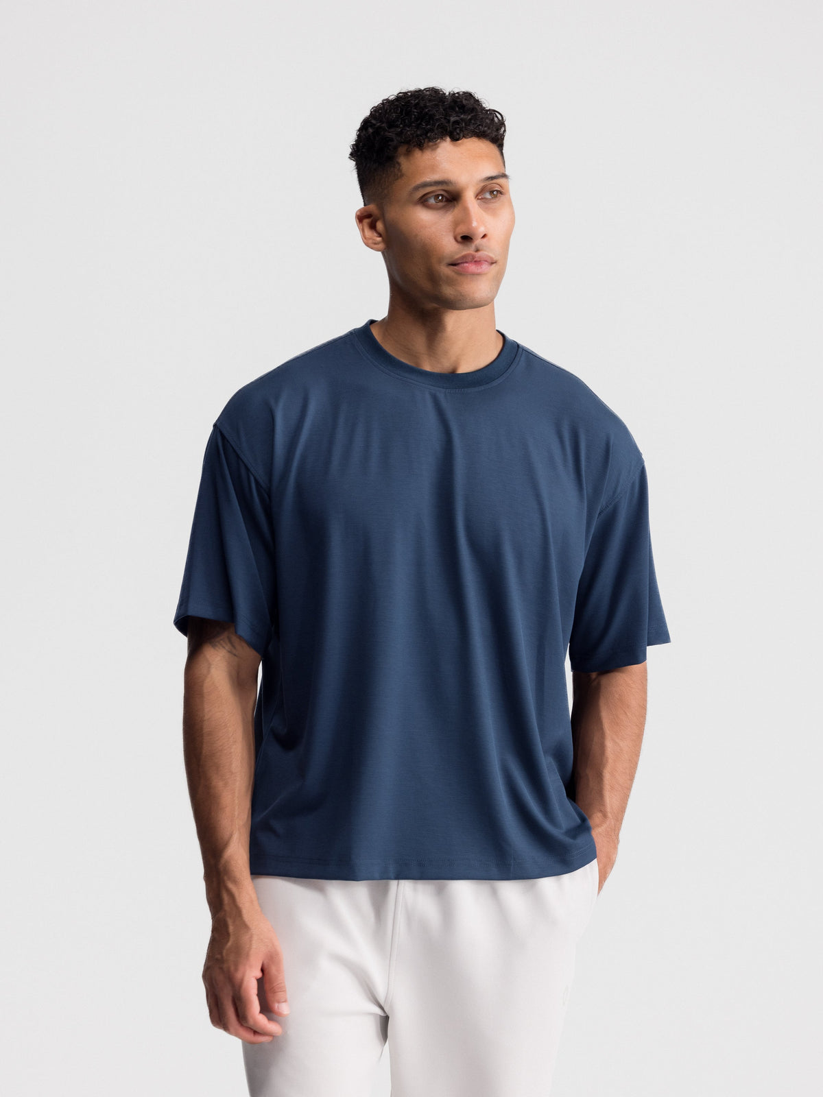 Cropped Oversized Athletic Tee Pack