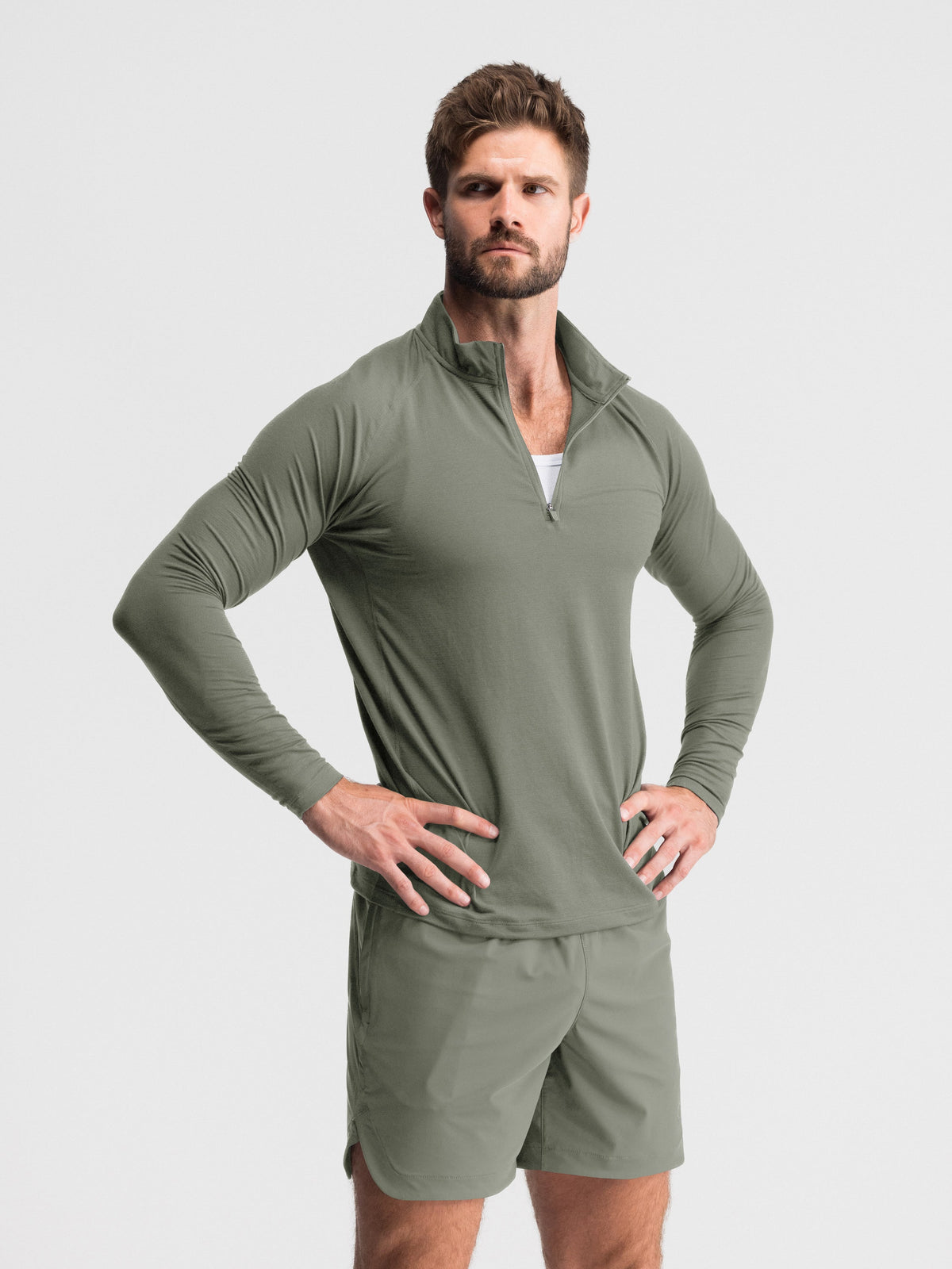 Performance Airknit Fitted Quarter Zip