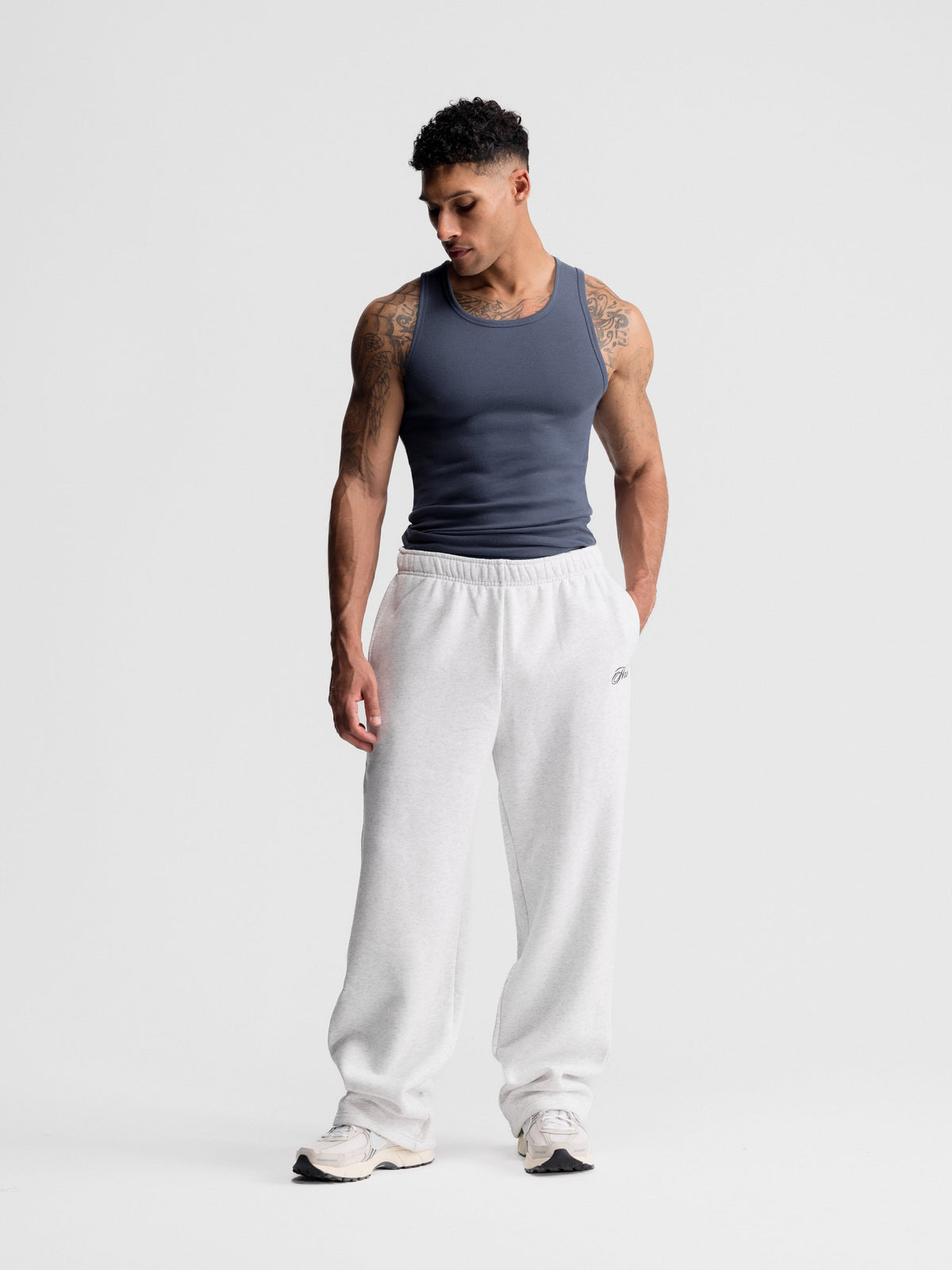 TRILINE™ Tank – Men's High-Cut Fitted Cotton Tank