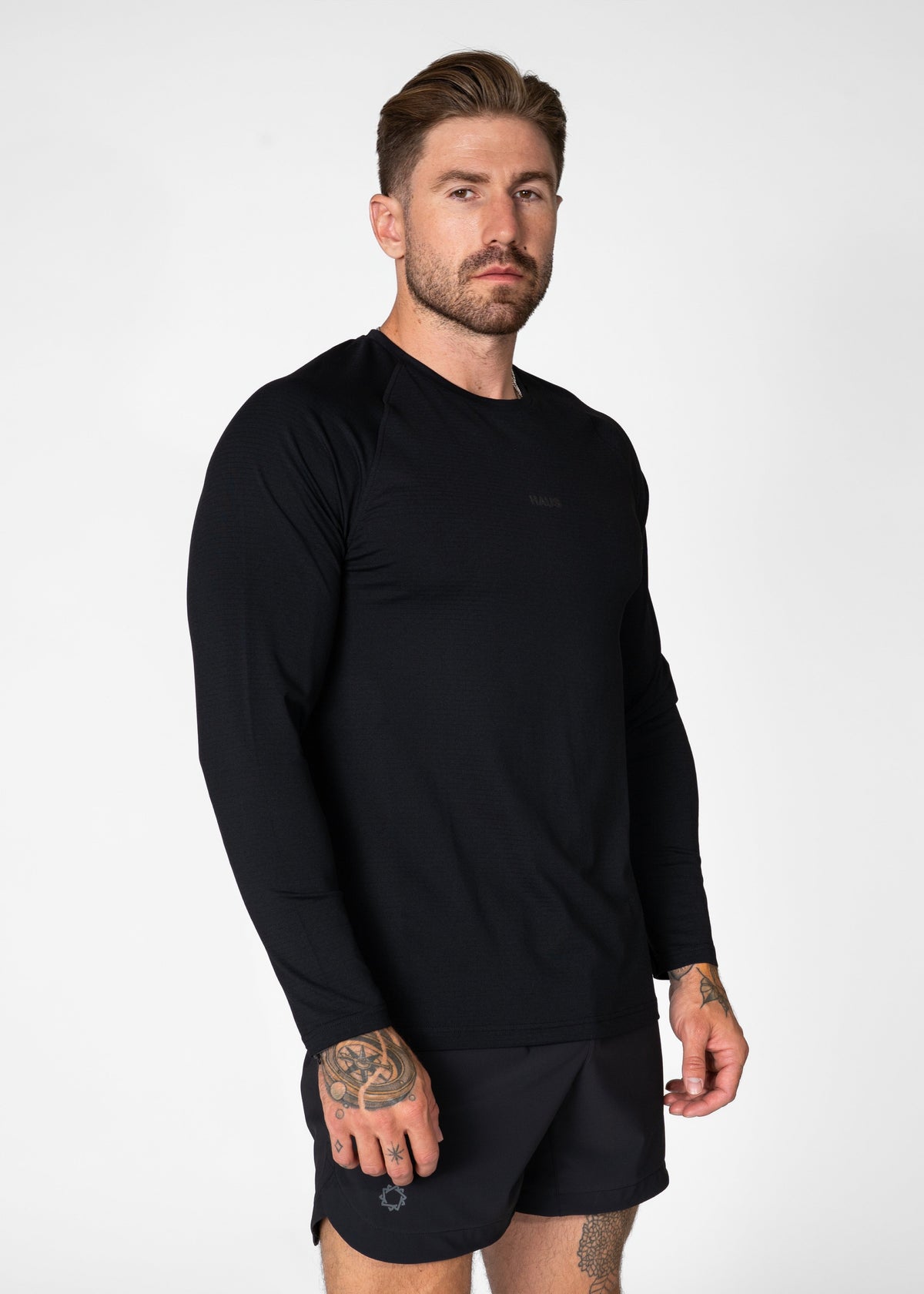 Essentials Long Sleeve Athletic Fitted Tee Pack