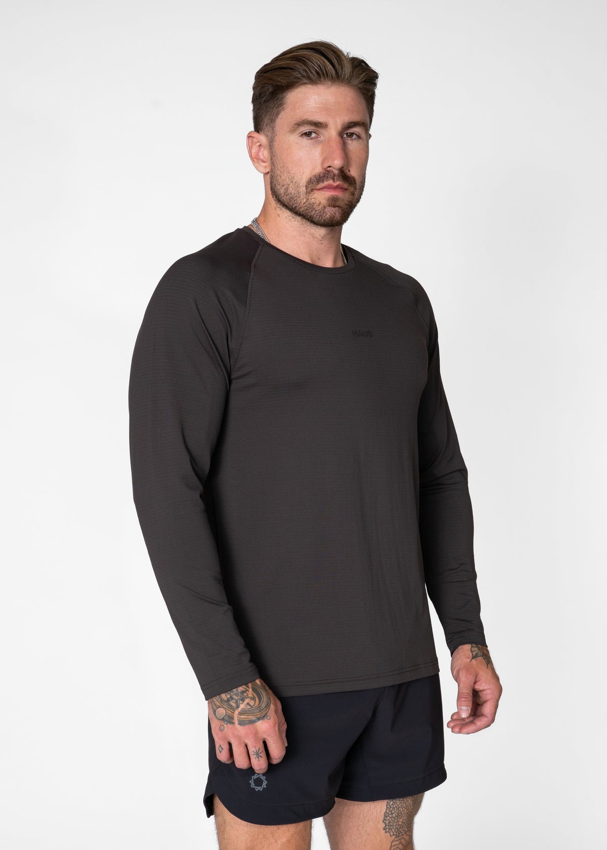 Essentials Long Sleeve Athletic Fitted Tee Pack