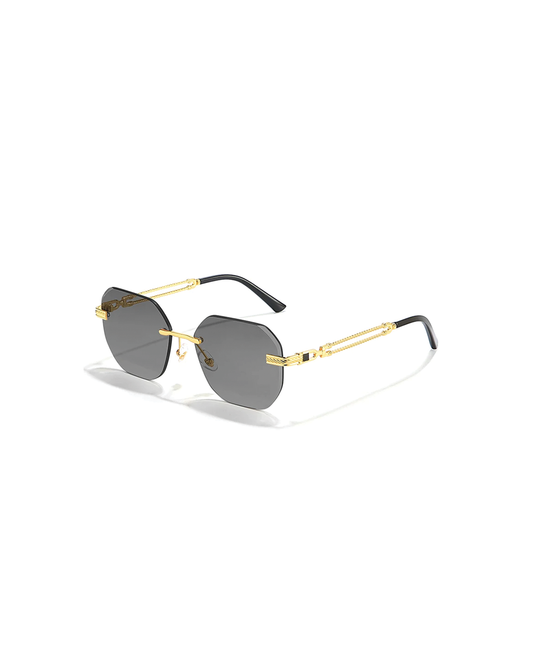 Chainlink Rimless Sunglasses